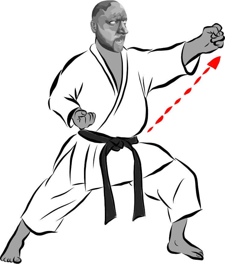 Tate tsuki (Vertical fist punch)